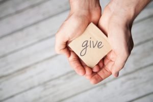 giving to charity